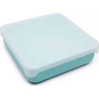 Svačinový box Silikonová krabička na sendvič 790 ml - tyrkysově modrá