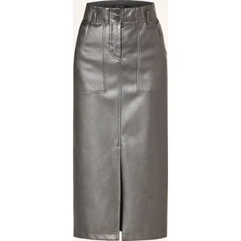 Dámská sukně Marc Aurel Dámská Sukně V Koženém Vzhledu, tmavě šedá, 34