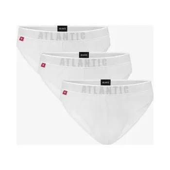 Slipy 3PACK slipy Atlantic 3BMP-094 Bílá S