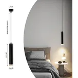 Immax NEO PUNTO-ZA Smart stropní závěsné bodové svítidlo GU10 4,8W, RGB+CCT Zigbee 3.0