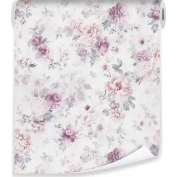 Fototapeta TAPETA KVĚTY RŮŽE ROMANTICKÁ PŘÍRODA NA VLIESU STĚNU OBÝVACÍ POKOJ LOŽNICE