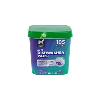 Přípravek do myčky Member's Mark Tablety do myčky nádobí Auto Dishwasher Pacs Fresh Clean Scent 105 ks