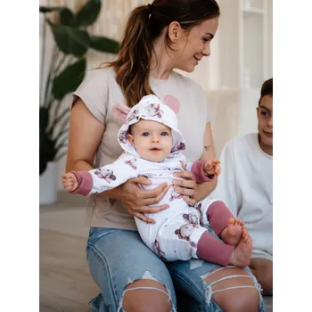 Rostoucí overal pro miminko - medvědí holčičky 0-6m