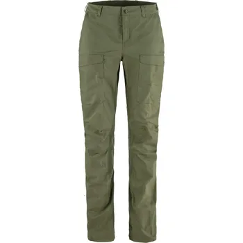 kalhoty dámské trekové FJÄLLRÄVEN Abisko Hybrid Trail Trousers W Laurel Green - 48