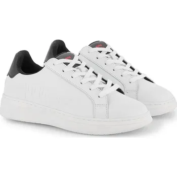 Pánská obuv Kožené tenisky HUGO bílá barva, G00533 G00533.36.40 00X, EUR 40