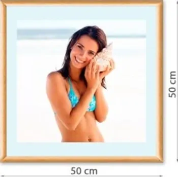 Rám na obraz Fotoobraz v luxusním rámu s paspartou 50x50 cm FOPDRLX-50x50 Nižší cena pro více kusů!