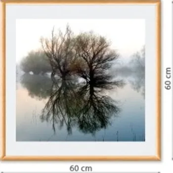 Rám na obraz Fotoobraz v luxusním rámu s paspartou 60x60 cm FOPDRLX-60x60 Nižší cena pro více kusů!