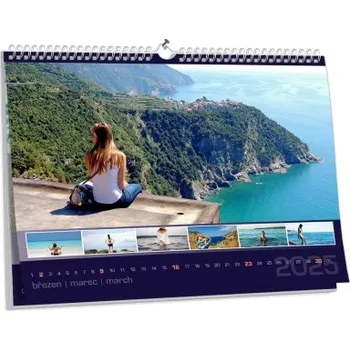 Fotokalendář Nástěnný brilantní kalendář s vlastní fotografií NKN-66-A5 nástěnný foto-kalendář 2026 NKN-66-A5-BRIL Nižší cena pro více kusů!