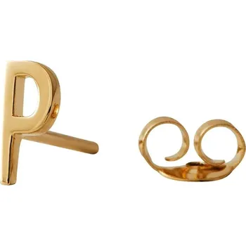 Náušnice Pozlacené stříbrné náušnice Design Letters 90401001P zlatá GLD, vel. ONE SIZE