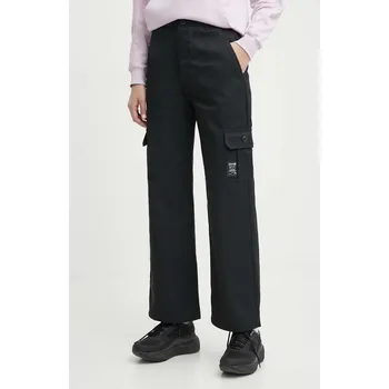 Dámské kalhoty Kalhoty Champion dámské, černá barva, široké, high waist, 117201 99X, vel. M