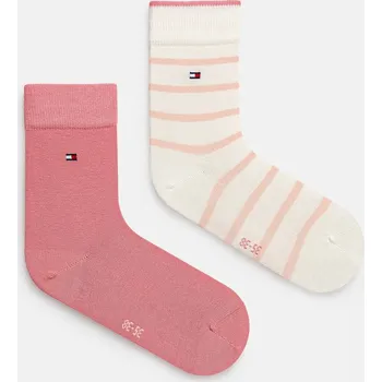 Dětské ponožky Tommy Hilfiger 2-pack 701229939.PPYA růžová 39X, vel. 39/42