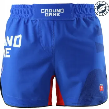 Lehké MMA spodenki Slovensko (Modré) M Ground Game