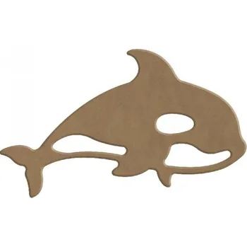 Výtvarná sada Dřevěný výřez k dekoraci Gomille, 15 cm – kosatka