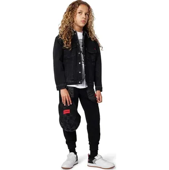 Chlapecké kalhoty Dětské tepláky HUGO G00461.162.174 černá 99X, vel. 162