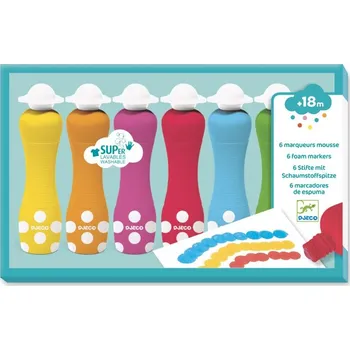 DJECO -Pěnové barvy s aplikátorem