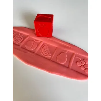 Hlavolam Obtiskovací kostka OVOCE