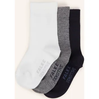 Dámské punčochy Falke Ponožky Sensitive, 3 Páry V Balení pro miminko, 0020...