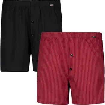 Pánské spodní prádlo ADAMO boxerky pánské 129602 590 2ks nadměrná velikost 6XL bordó