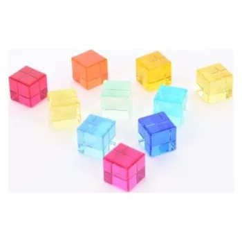 Hračka pro nejmenší TickiT - Barevné křišťálové kostky