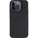 Kryt TACTICAL MagForce pro Apple iPhone 14 Pro - Aramidová vlákna - karbonový - černý
