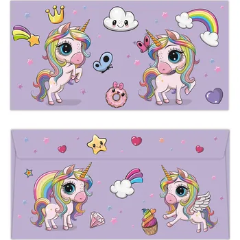 Obálka Obálka barevná - jednorožci