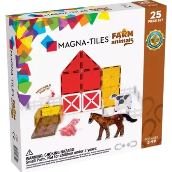 ostatní stavebnice Magna-Tiles: Magnetická stavebnice Farma 25 dílů
