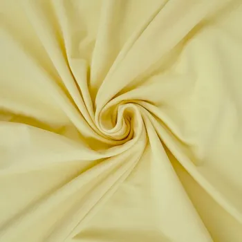 Tričkovina s lycrou Gold - Žlutá banánová