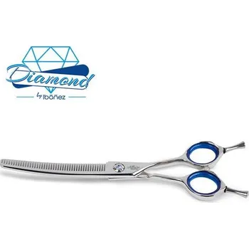 Kadeřnické nůžky Profi nůžky Ibanez ALLURE efilační zahnuté 45 zubů 18 cm