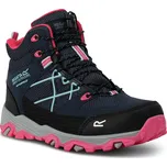 Dětské trekové kotníkové boty Regatta Samaris III Jnr Velikost bot (EU): 30 / Barva: modrá/růžová