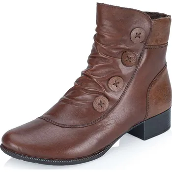 Dámské kozačky Dámská kotníková obuv RIEKER 78659-22 hnědá W5 39