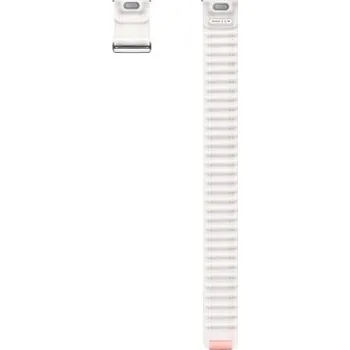 Řemínek na hodinky ET-SVL30SWE Samsung Galaxy Watch 4/5/6/7 textilní řemínek 20mm S/M Pink/White