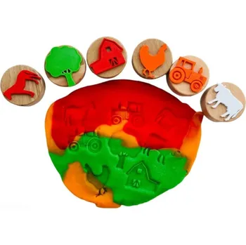 Dětské razítko ChildGen - dřevěná razítka FARMA