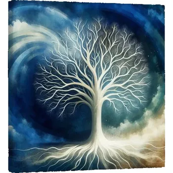 Obraz Dovido Obraz strom života v modrém víru