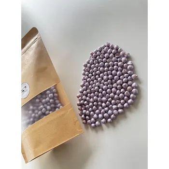 Luštěnina Senzorický materiál - barevná cizrna FIALOVÁ