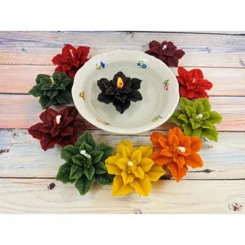 Svíčka Svíčka ze včelího vosku vánoční hvězda malá žluté Bez balení