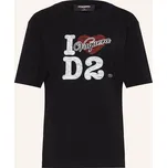 dsquared2 Dámské Tričko Vaquera, černá, 36