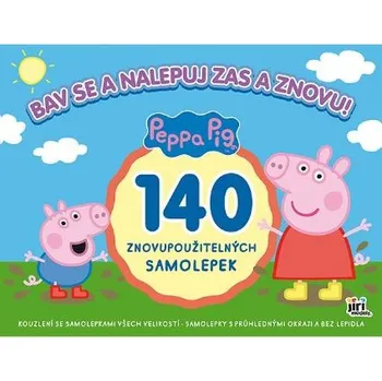 omalovánky Bav se a nalepuj zas a znovu! - Prasátko Peppa