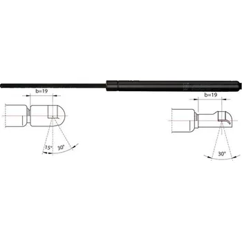 Příslušenství karosérie Pneumatická pružina, zavazadlový / nákladový prostor METZGER 2110268