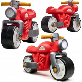 Dětské vozidlo ODRÁŽEDLO MOTORKA ODRÁŽEDLO KOLO ODRÁŽEDLO TICHÁ KOLA RETRO ČERVENÁ FALK