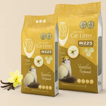 Podestýlka pro kočku Vancat stelivo bentonit Vanilla 10kg
