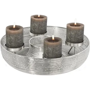 Věnec Adventní věnec Flint Ø 40 cm - EDZARD