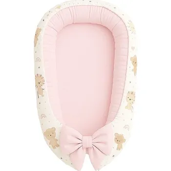 Hnízdečko pro miminko BabyTýpka Hnízdečko Zoo Pink