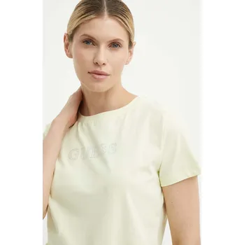 Tričko Guess SKYLAR zelená barva, V4GI09 J1314 V4GI09.J1314 70X, vel. XS