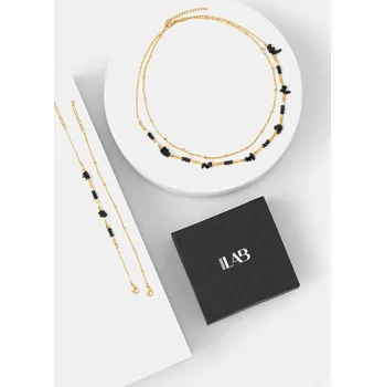 Náramek Náhrdelníky a náramky Answear.LAB 22025.22026.FLK černá 99X, vel. ONE SIZE