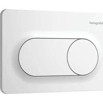 Klozet Hansgrohe iFrame Original S - Ovládání splachování, matná bílá 66002700