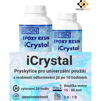 ICRYSTAL Epoxidová pryskyřice Hmotnost: 150 g