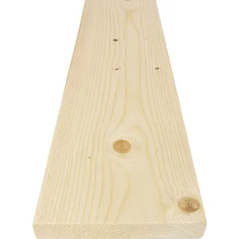 Obklad Fasádní obklady (hoblovaná prkna) 18 x 120 x 4500 mm Severský smrk AB (6ks) - zaoblené hrany