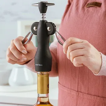 Otvírák Vývrtka 18,5cm MISTY, černá, páková, kov