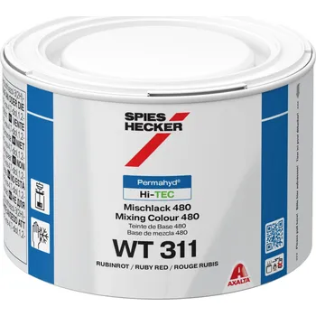 Autolak Spies Hecker Permahyd Hi-TEC Mixing Colour 480 WT 311 ruby red 0,5 l