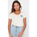 triko RIP CURL Heart V Neck BONE velikost oblečení L